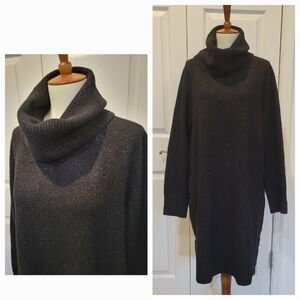 Loft EUC Metallic Speckle Sweater Dress IR11